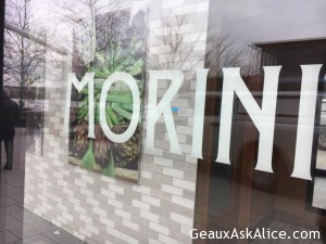 Our lunch spot Saturday. Great Italian