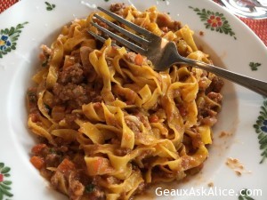 Our meal. Pasta made as u order can't get fresher than that3