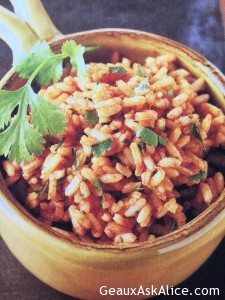 Quick Tomato-Cilantro Rice