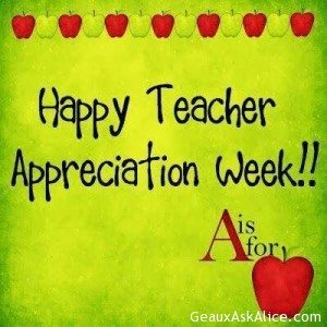 Teacher appreciation week