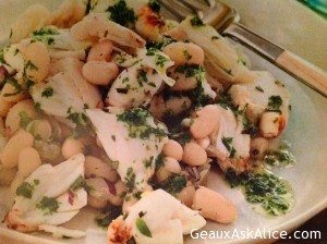 White Bean-Crab Salad