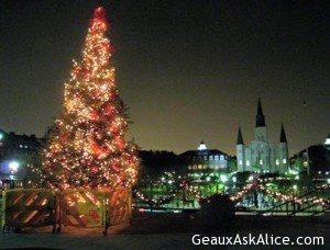 Great view of Jackson Square in the Big Easy