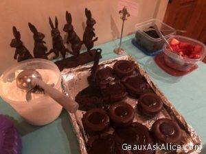 Chocolate Lava Cakes with homemade Ice cream