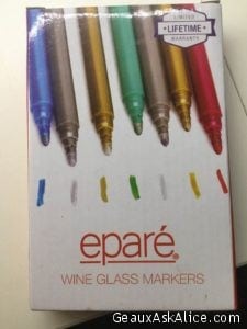 Today’s Gadget are the Epare Wine Glass Markers!