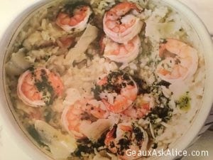 Cheater Baked Shrimp Risotto