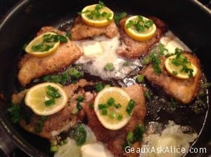Pan-Fried Speckled Trout with Brown Butter