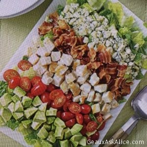 Quick and Easy Cobb Salad with Tangy Yogurt Dressing