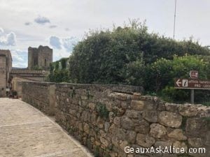 Surrounding grounds here in Monteriggino. Very old and quaint. My favorite place to visit and have lunch