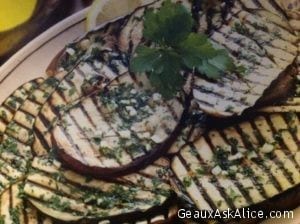 Grilled Aubergines!