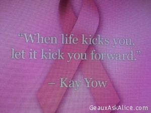 When Life Kicks you, let it kick you forward!