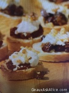 Creamy Goat Cheese and Fig Bruschetta