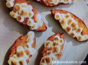 Toasty Marshmallows with Baked Yams