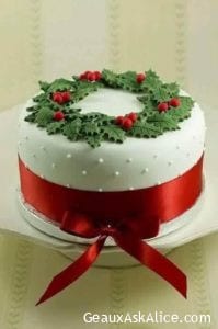 Christmas Wreath Cake