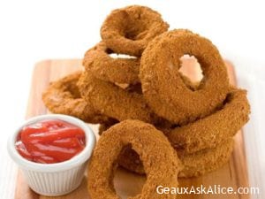 Oven-Baked Goodie Onion Rings