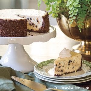 Luck of the Irish Cream Chocolate Cheesecake