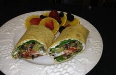 Black Bean And Rice Wrap