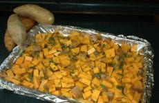 Roasted Yams Diced