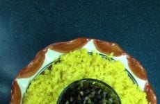 Black Beans with Yellow Rice