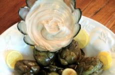 Baby Artichokes with Balsamic Aioli
