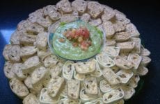 Roll-Ups with Avocado Salsa and Tortillas