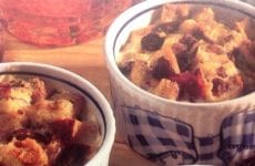 Cups of Bread Pudding
