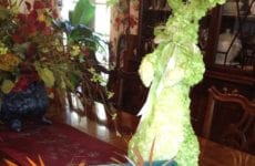 Dish of baked carrots