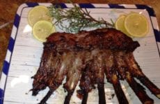 Grilled Rack of Lamb