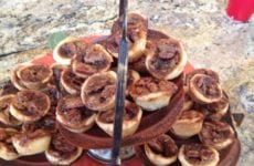 Dish Filled With Mini Pecan Pies With Cream Cheese Pastries