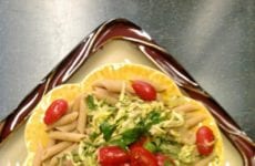 Alice's Favorite Julienned Zucchini With Pasta (plated Up)