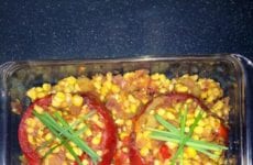 Corn Stuffed Creole Tomatoes