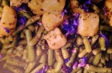 Salsa Verde Potato Salad with Fresh Green Beans