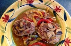 Homemade Salisbury Steak served up