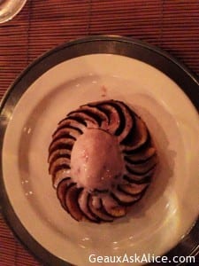 Fig Puff Pastry With Ice Cream