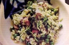 Green Pea and Bacon Risotto