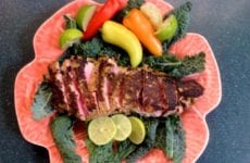 Lime Pesto Tuna Steaks