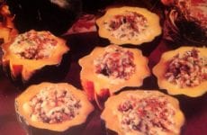 Sausage Stuffed Acorn Squash