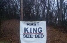 First King Size Bed