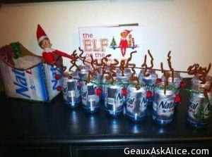 Elf hogging the beer! 