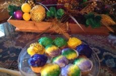 King Cake Cupcakes from Rousse's in Lafayette Sooo Yummy!