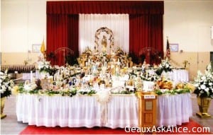 Biggest St. Joseph's altar in the state is almost ready