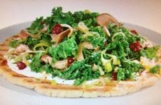 Kale and Mushroom Flatbread