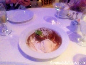 Decadent Chocolate Lava Dessert with Creamy Ice Cream