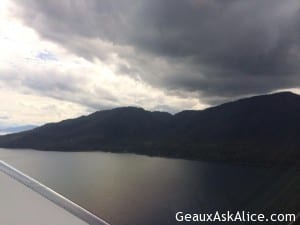 Landing in Petersburg Alaska