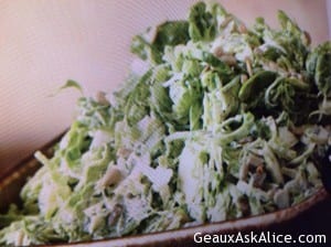 LEMONY BRUSSELS SPROUT SLAW