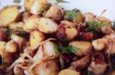 Pan-Roasted Pancetta Fingerling Potatoes