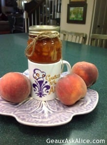 Carla Schultz's fabulous peach preserves !!! 
