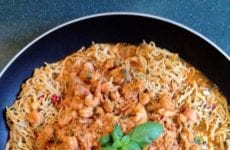Pad Thai Noodles with Crawfish