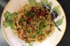 Caponata With Whole Wheat Pasta