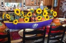 Thanks To Misty At Wanda's Florist For The Perfect Sunflowers To Set My Table!!