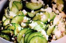 Cucumber and Feta Greek Salad
